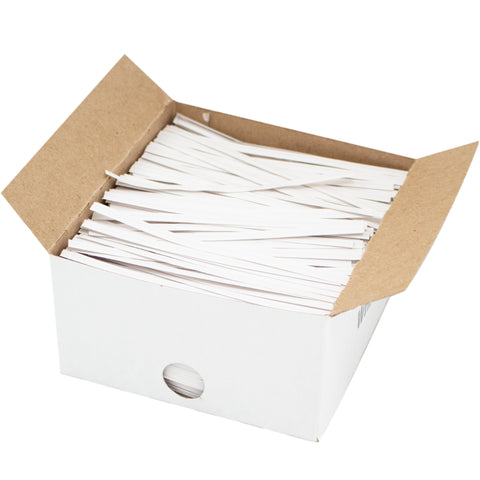 White twist ties