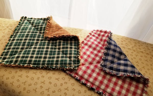 Sew Your Own Country Potholders- Easy Homemade Christmas Gifts