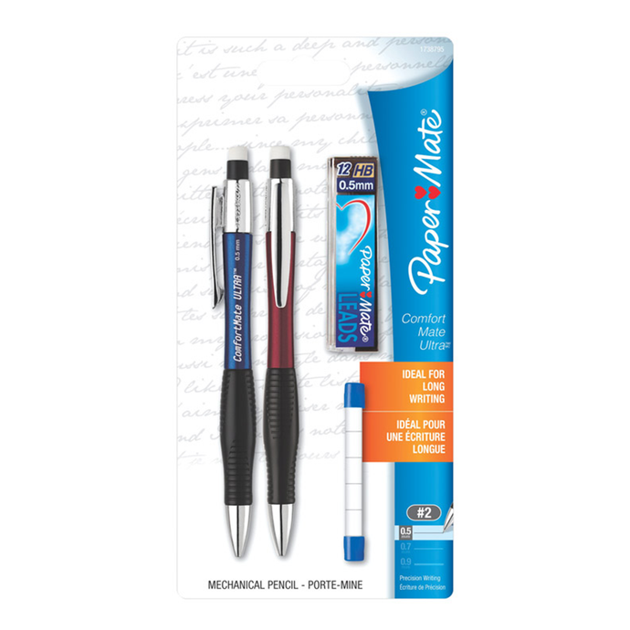 0.5 Comfort Mate Ultra 2HB Mechanical Pencil 2 pk 173879