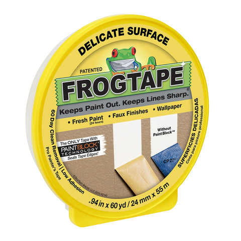 0.94 in. X 60 yd. Yellow Delicate Surface Painter's Tape
