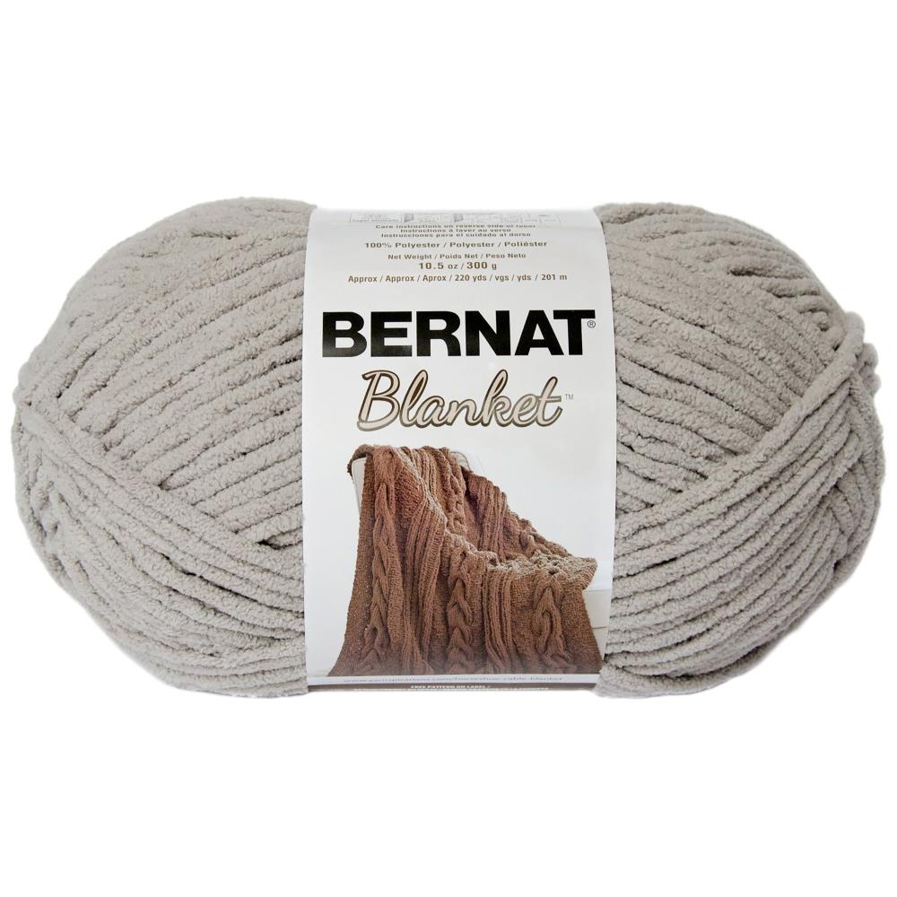 Bernat Blanket Yarn Burgundy And Grey
