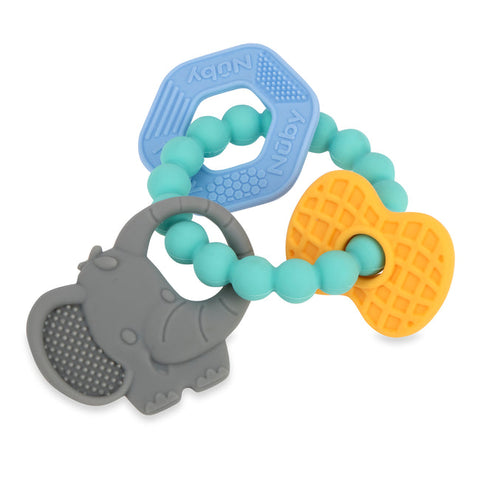 Elephant Chewy Charms Baby Teether 80124