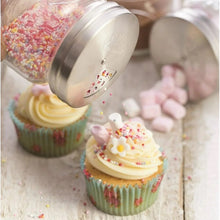 Sprinkling Cupcakes with Shaker Jar