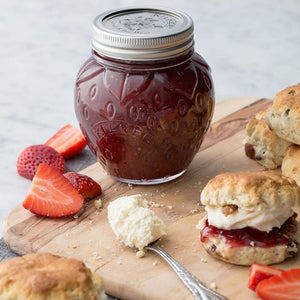 Jelly in Strawberry Jar