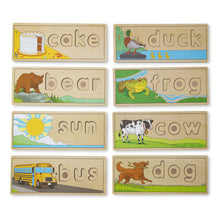 See and spell learning toy. Letter boards.