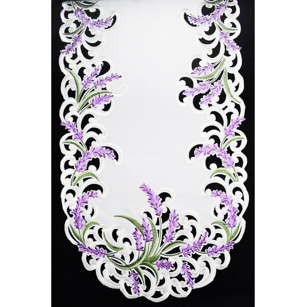 Lavender Bouquet Doily Runners & Placemats 0069