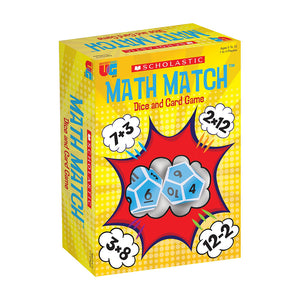 Math Match Dice and Card Game 00707