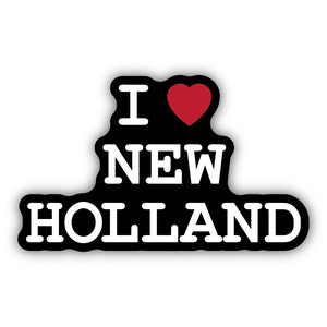 I Love New Holland Sticker 0081-NLSTK