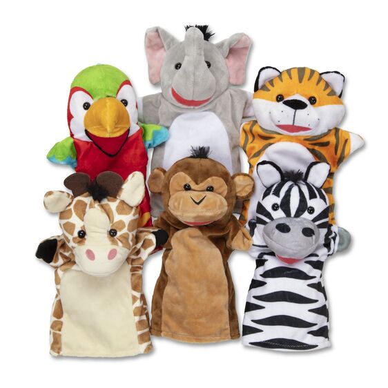 Safari Buddies Hand Puppets 9118