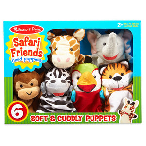 Safari Buddies Hand Puppets 9118