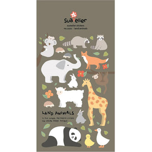 Land Animal Stickers 01072