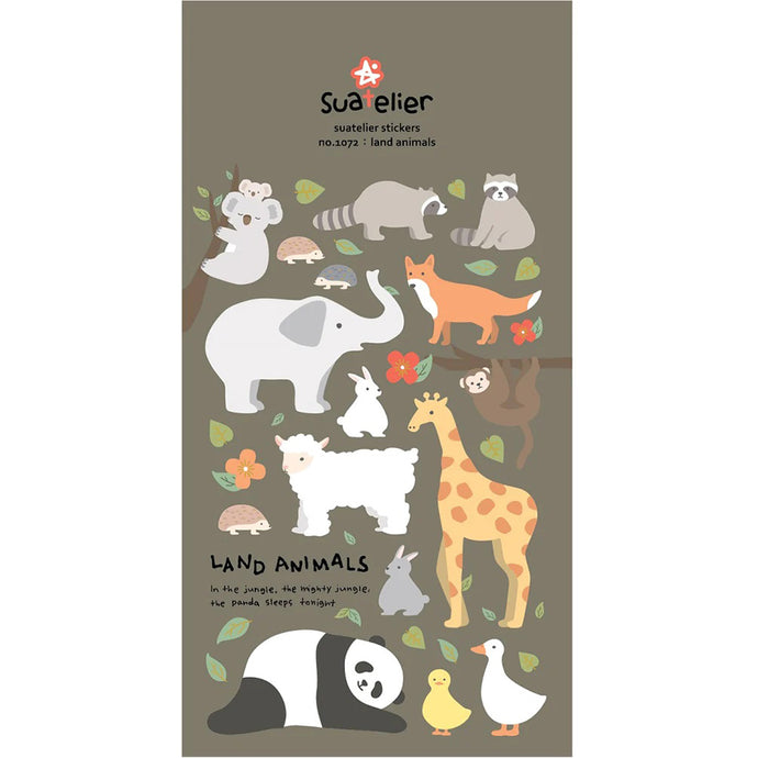 Land Animal Stickers 01072