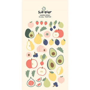 Fresh Fruit Stickers 01074