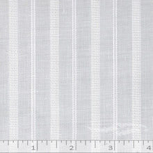 Lined white shirt fabric.