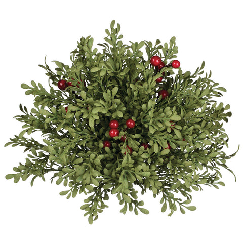 Mini Leaf Berry Half Orb 01933ORB