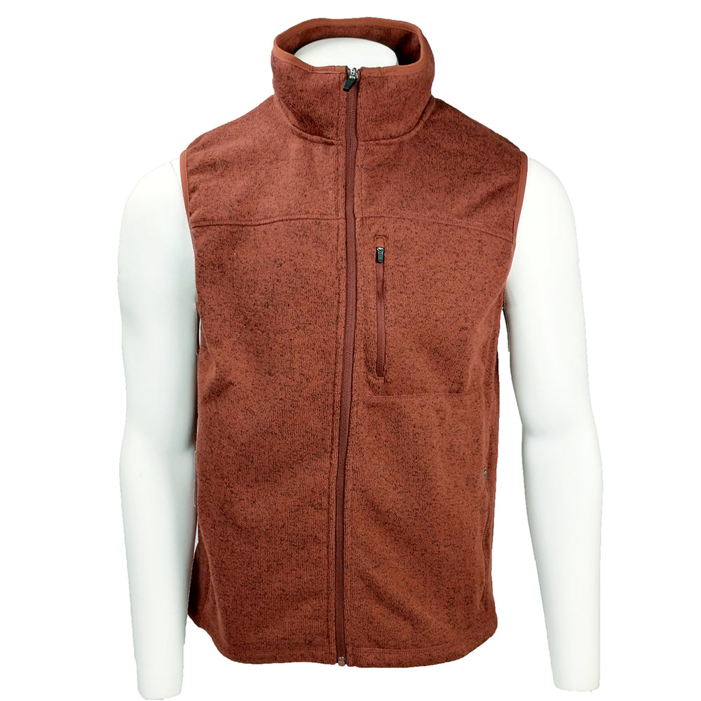 Rust Men's Somerset Vest II Fleece Sweater Vest 020-5