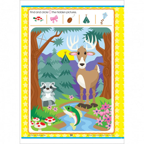 Little Thinkers Kindergarten Workbook 02111