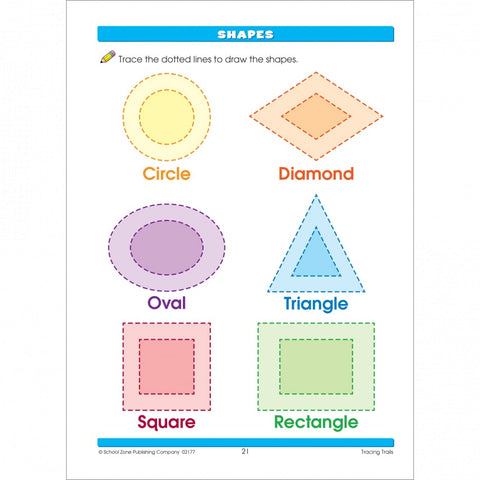 Tracing Trails Pre-Writing Workbook 02177