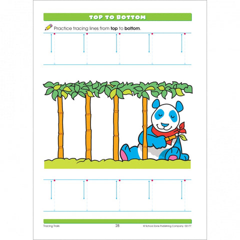 Tracing Trails Pre-Writing Workbook 02177