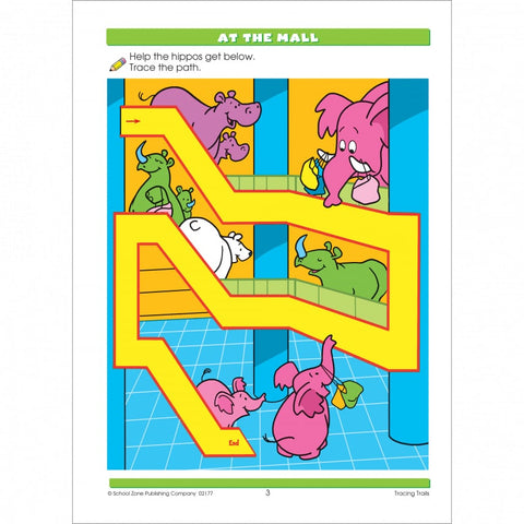 Tracing Trails Pre-Writing Workbook 02177
