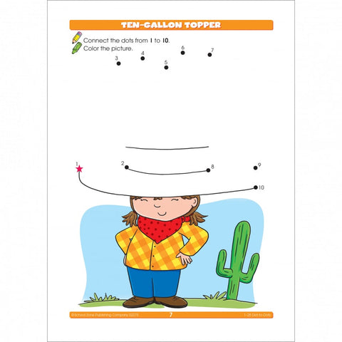 1-25 Dot to Dots  Preschool Workbook 02273