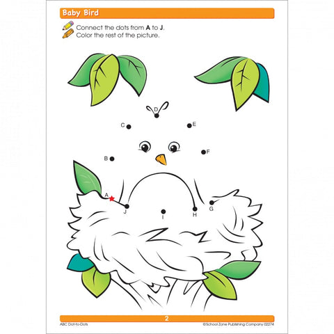 ABC Dot to Dots Preschool Workbook 02274