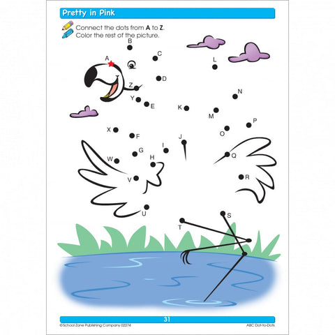 ABC Dot to Dots Preschool Workbook 02274