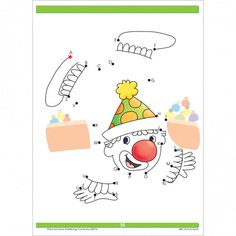 ABC Dot to Dots Preschool Workbook 02274