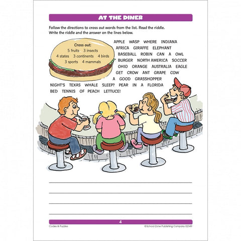 Codes and Puzzles Activity Workbook 02349