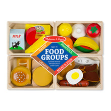 Food groups set in package
