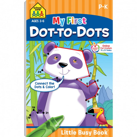 My First Dot-to-Dots Preschool Workbook 02731