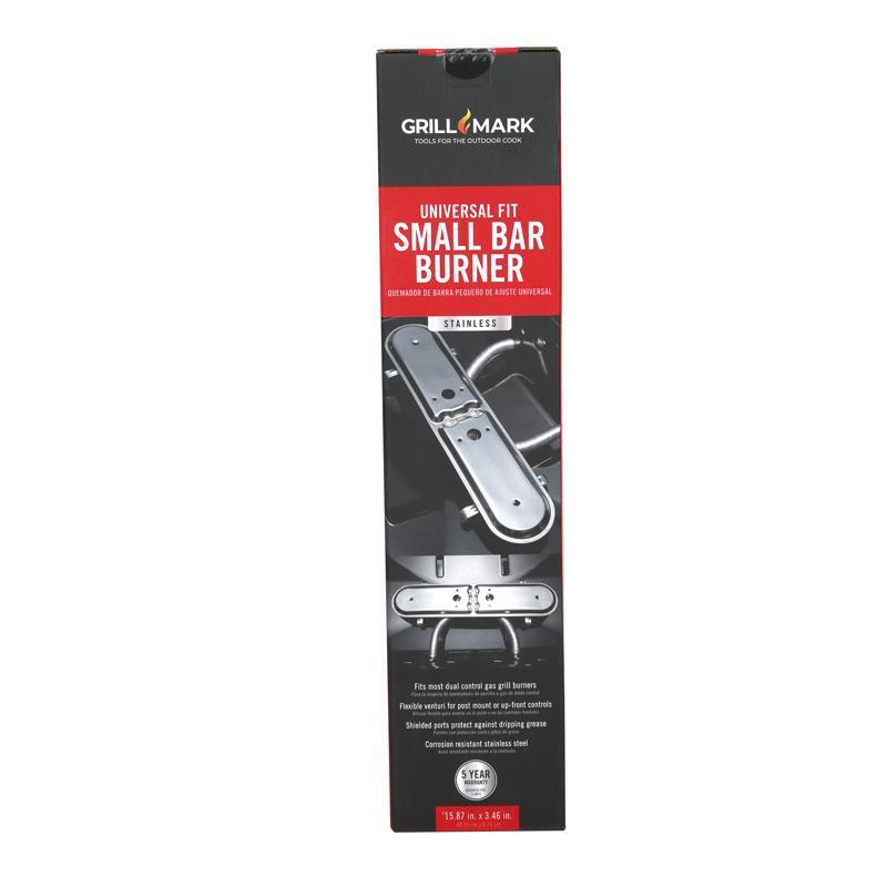 Front of Universal Fit Small Bar Burner Packaging