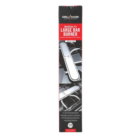 Front of Packaging of Universal Fit Large Bar Burner 