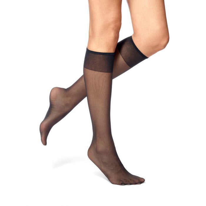 10 Pair Nylon Knee Highs NN1031