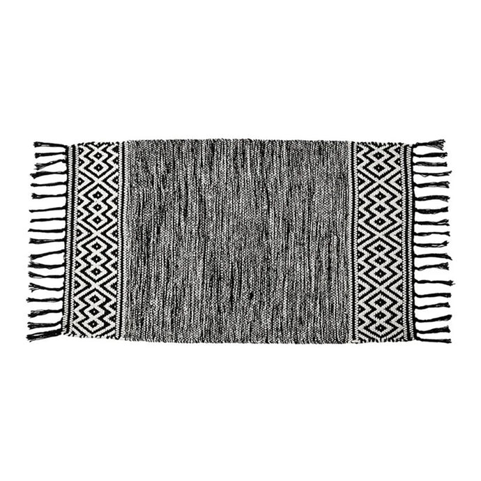 Black Heathered Accent Rug 0336707
