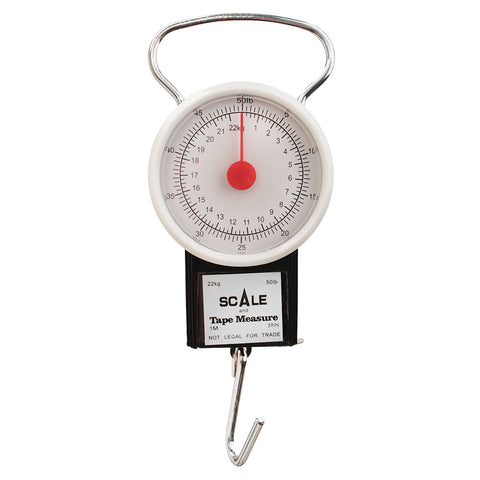 Fish Scale With Measuring Tape