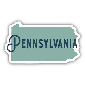 Pennsylvania State Name Sticker 0453-LSTK