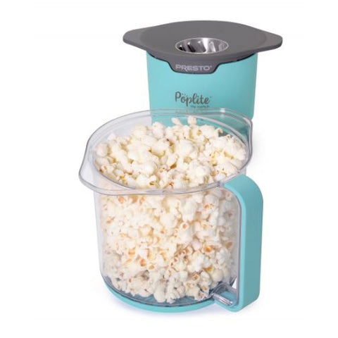 Hot Air Popper and Cover/Serving Bowl of Popcorn
