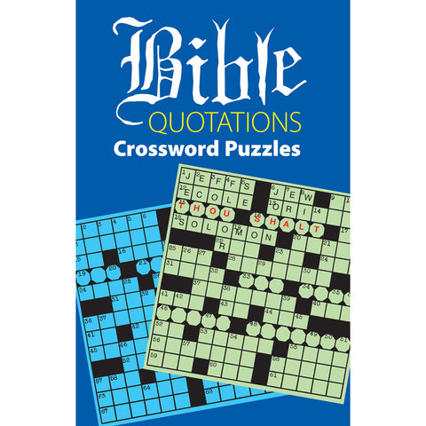 Dover Bible Quotations Crossword Puzzles Book