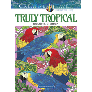 Dover Creative Haven Truly Tropical Coloring Book