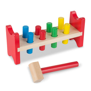 classic pounding toy  with hammer