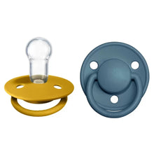 Mustard/Petrol 2-Pack De Lux Pacifiers