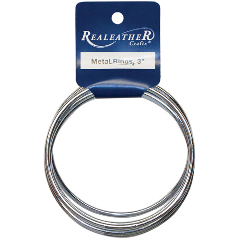 3 In. Zinc Metal Rings