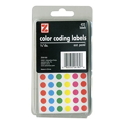 Z-Label Mini Color Coding Labels 06180 – Good's Store Online