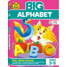 School Zone Big Alphabet Workbook front cover