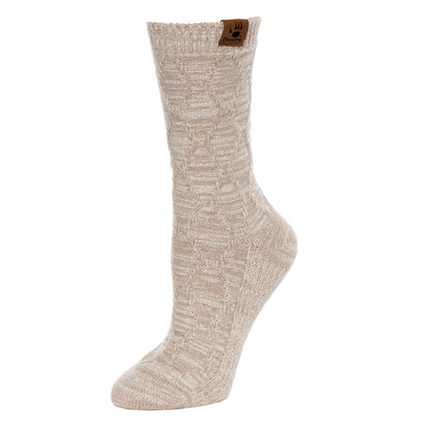 Women's Diamond Texture Crew Sock 06LXC87211