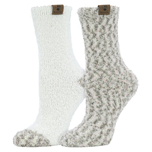 Lotus Space Dye Women's 2-Pack Cozy Crew Socks 06LXR14032