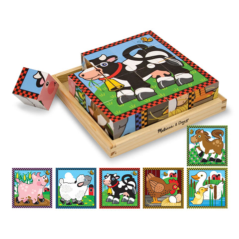farm cube puzzle, all views