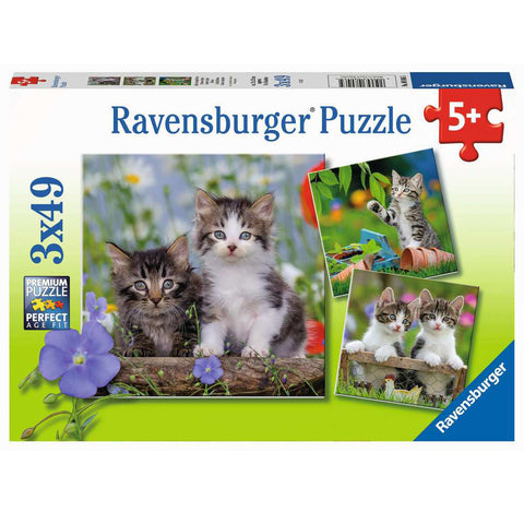 Cuddly Kittens Set of 3 Puzzles 08046