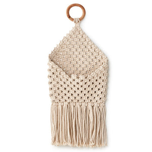 Macrame Hanging Wall Decor with Pocket 097423